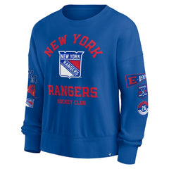 NHL New York Rangers Fanatics Women's Go Team Pullover Sweatshirt