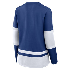 NHL Tampa Bay Lightning Fanatics Women's Prime Time Lace-Up Long Sleeve T-Shirt