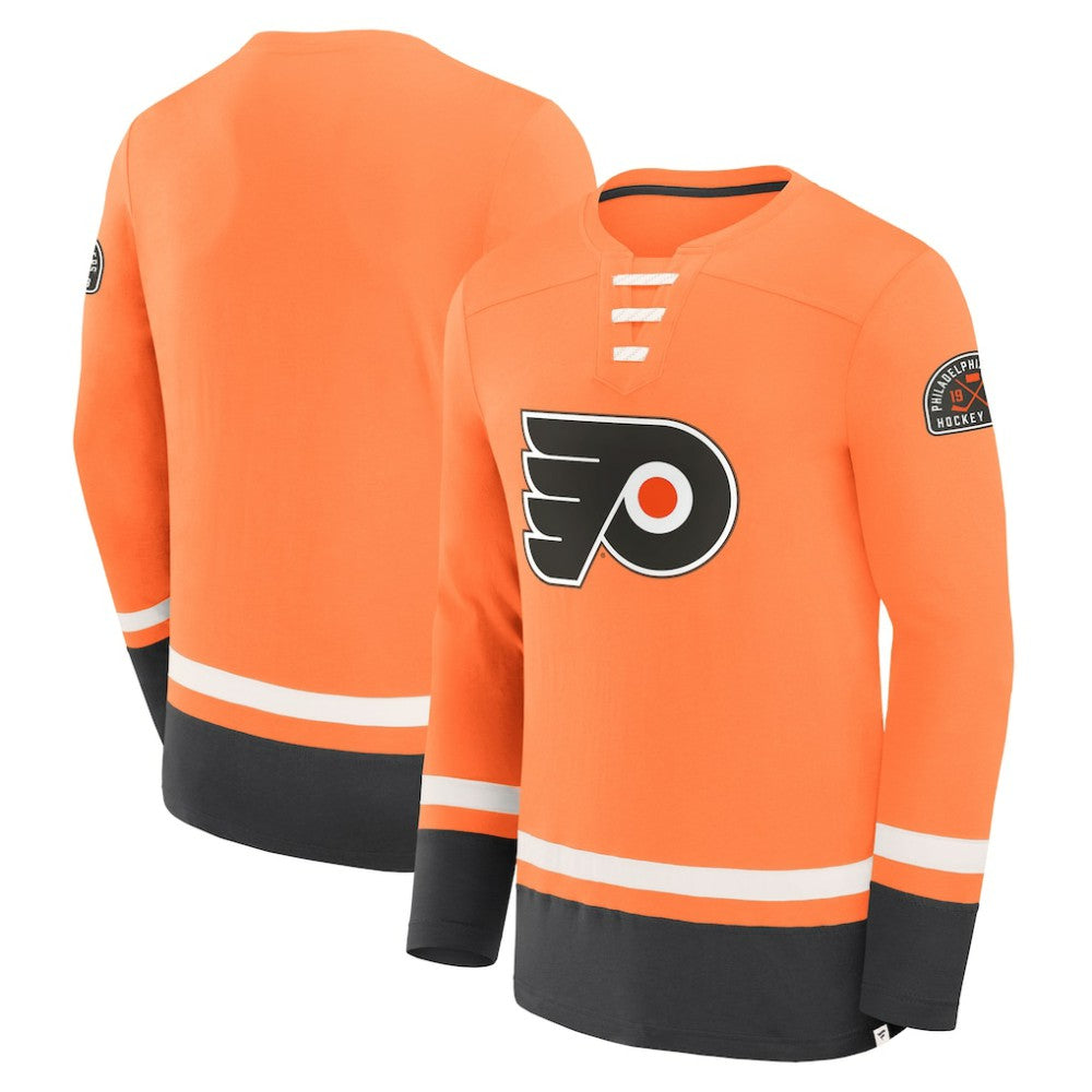 NHL Philadelphia Flyers Fanatics Vintage High Point Long Sleeve T-Shirt