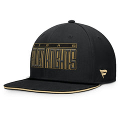 NHL Vegas Golden Knights Fanatics Fundamental Gino Stack Snapback Hat