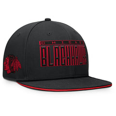 NHL Chicago Blackhawks Fanatics Fundamental Gino Stack Snapback Hat