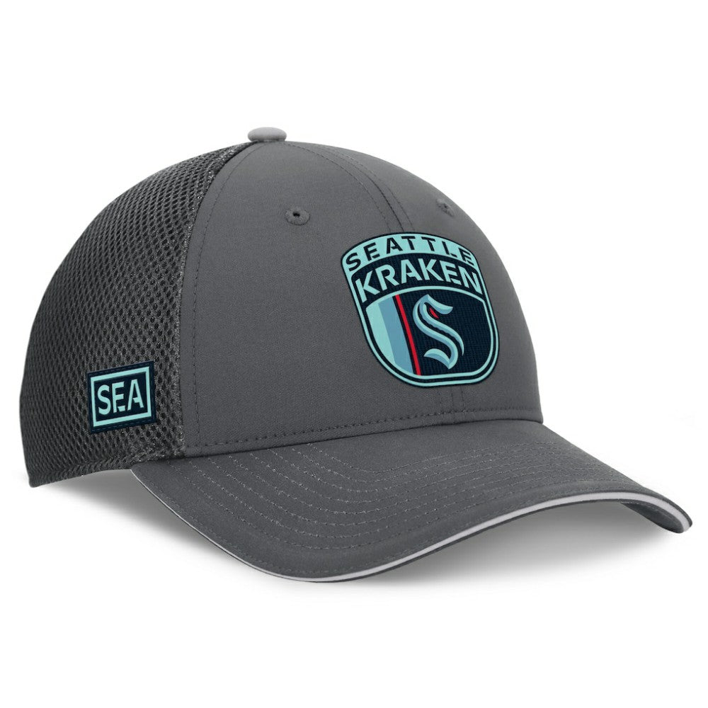 NHL Seattle Kraken Fanatics Authentic Pro Home Ice Trucker Adjustable Hat