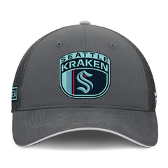 NHL Seattle Kraken Fanatics Authentic Pro Home Ice Trucker Adjustable Hat