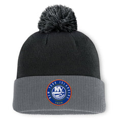 NHL New York Islanders Fanatics Aspyn Cuffed Knit Hat with Pom