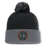 NHL Philadelphia Flyers Fanatics Aspyn Cuffed Knit Hat with Pom