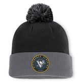 NHL Pittsburgh Penguins Fanatics Aspyn Cuffed Knit Hat with Pom