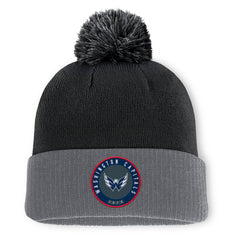 NHL Washington Capitals Fanatics Aspyn Cuffed Knit Hat with Pom