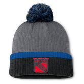 NHL New York Rangers Fanatics Women's Cuffed Knit Hat with Pom