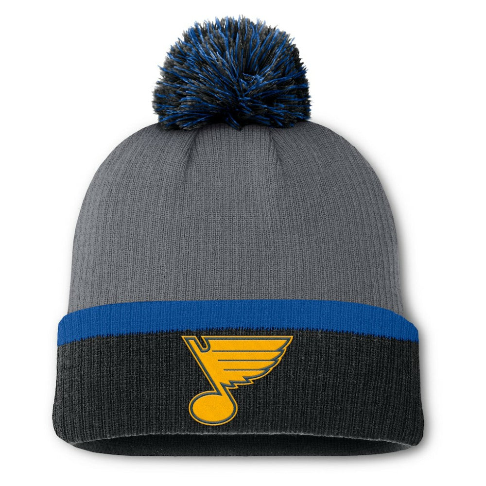 NHL St. Louis Blues Fanatics Women's Cuffed Knit Hat with Pom