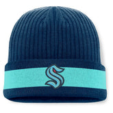 NHL Seattle Kraken Fanatics Blueliner Cuffed Knit Hat