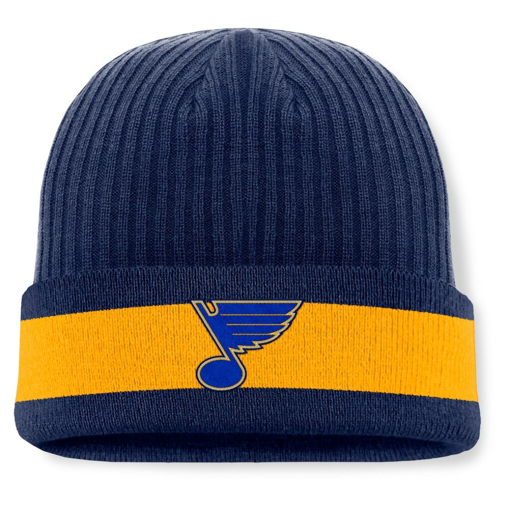 NHL St. Louis Blues Fanatics Blueliner Cuffed Knit Hat