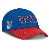 NHL New York Rangers Fanatics Heritage Home Ice Two-Tone Adjustable Hat