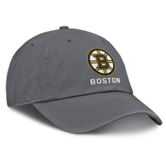 NHL Boston Bruins Fanatics Washed Adjustable Hat