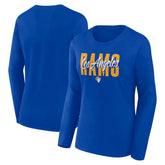 Logo Athletic Women's Grip Long Sleeve T-Shirt - Los Angeles Rams T-shirts