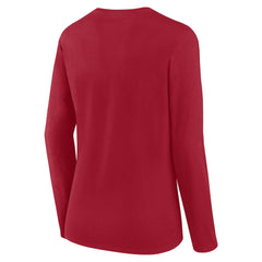 Logo Athletic Women's Grip Long Sleeve T-Shirt - San Francisco 49ers T-shirts