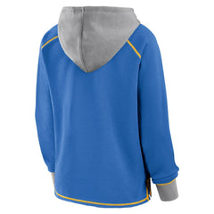 Logo Athletic Women's Boom Fleece Pullover V-Neck Hoodie - Los Angeles Chargers Hoodies
