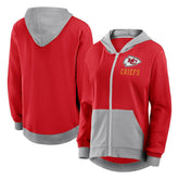 Logo Athletic Women's Hit It French Terry Full-Zip Hoodie - Kansas City Chiefs Hoodies