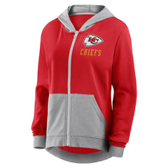 Logo Athletic Women's Hit It French Terry Full-Zip Hoodie - Kansas City Chiefs Hoodies