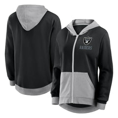 Logo Athletic Women's Hit It French Terry Full-Zip Hoodie - Las Vegas Raiders Hoodies