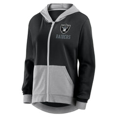 Logo Athletic Women's Hit It French Terry Full-Zip Hoodie - Las Vegas Raiders Hoodies