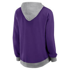 Logo Athletic Women's Hit It French Terry Full-Zip Hoodie - Minnesota Vikings Hoodies