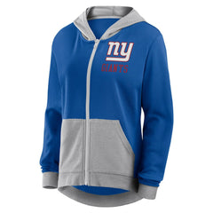 Logo Athletic Women's Hit It French Terry Full-Zip Hoodie - New York Giants Hoodies