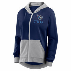 Logo Athletic Women's Hit It French Terry Full-Zip Hoodie - Tennessee Titans Hoodies