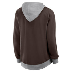 Logo Athletic Women's Hit It French Terry Full-Zip Hoodie - Cleveland Browns Hoodies