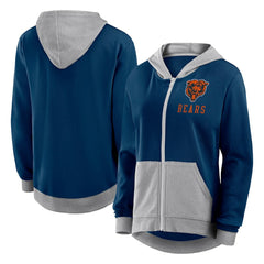 Logo Athletic Women's Hit It French Terry Full-Zip Hoodie - Chicago Bears Hoodies