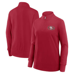 Logo Athletic Women's Velocity Quarter-Zip Jacket - San Francisco 49ers Jackets