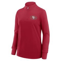 Logo Athletic Women's Velocity Quarter-Zip Jacket - San Francisco 49ers Jackets