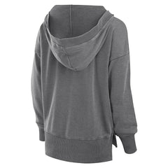 Women's Initiative Snow Wash French Terry V-Neck Pullover Hoodie - Baltimore Ravens Hoodies