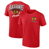 NHL Chicago Blackhawks Logo Athletic Never Over T-Shirt