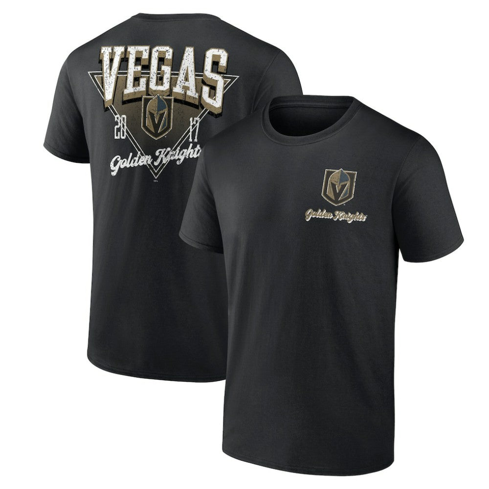 NHL Vegas Golden Knights Logo Athletic Never Over T-Shirt