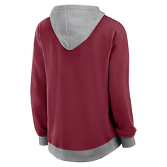 NHL Colorado Avalanche Logo Athletic Women's Hit It French Terry Full-Zip Hoodie