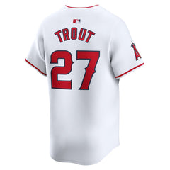 White Mike Trout Los Angeles Angels Nike Youth Home Limited Player Jersey