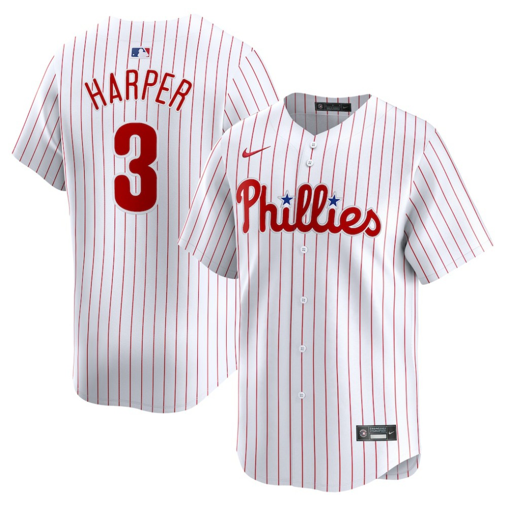 White Bryce Harper Philadelphia Phillies Nike Youth Home Limited Player Jersey