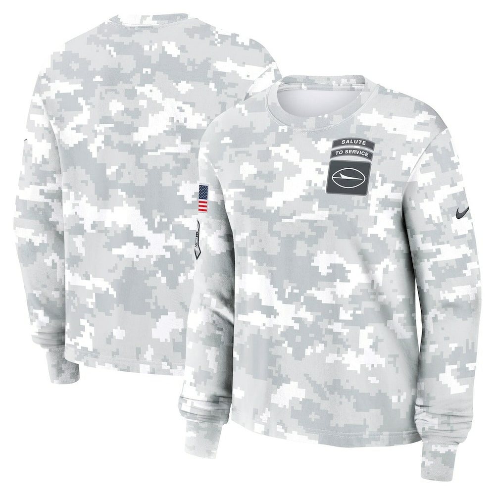 Women's 2024 Salute To Service Dri-FIT Long Sleeve T-Shirt - New York Jets T-shirts