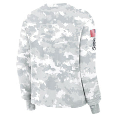 Women's 2024 Salute To Service Dri-FIT Long Sleeve T-Shirt - New York Jets T-shirts