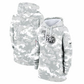 Women's 2024 Salute To Service Club Fleece Oversized Pullover Hoodie - Tennessee Titans Hoodies