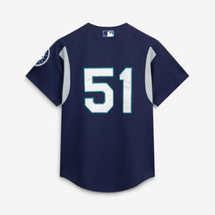 Navy Ichiro Suzuki Seattle Mariners Mitchell & Ness Cooperstown Collection Batting Practice Jersey