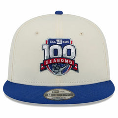 100th Season Two-Tone 9FIFTY Snapback Hat - New York Giants Hats