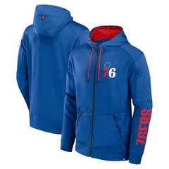 Fanatics Philadelphia 76ers Baller Defender Performance Full-Zip Hoodie