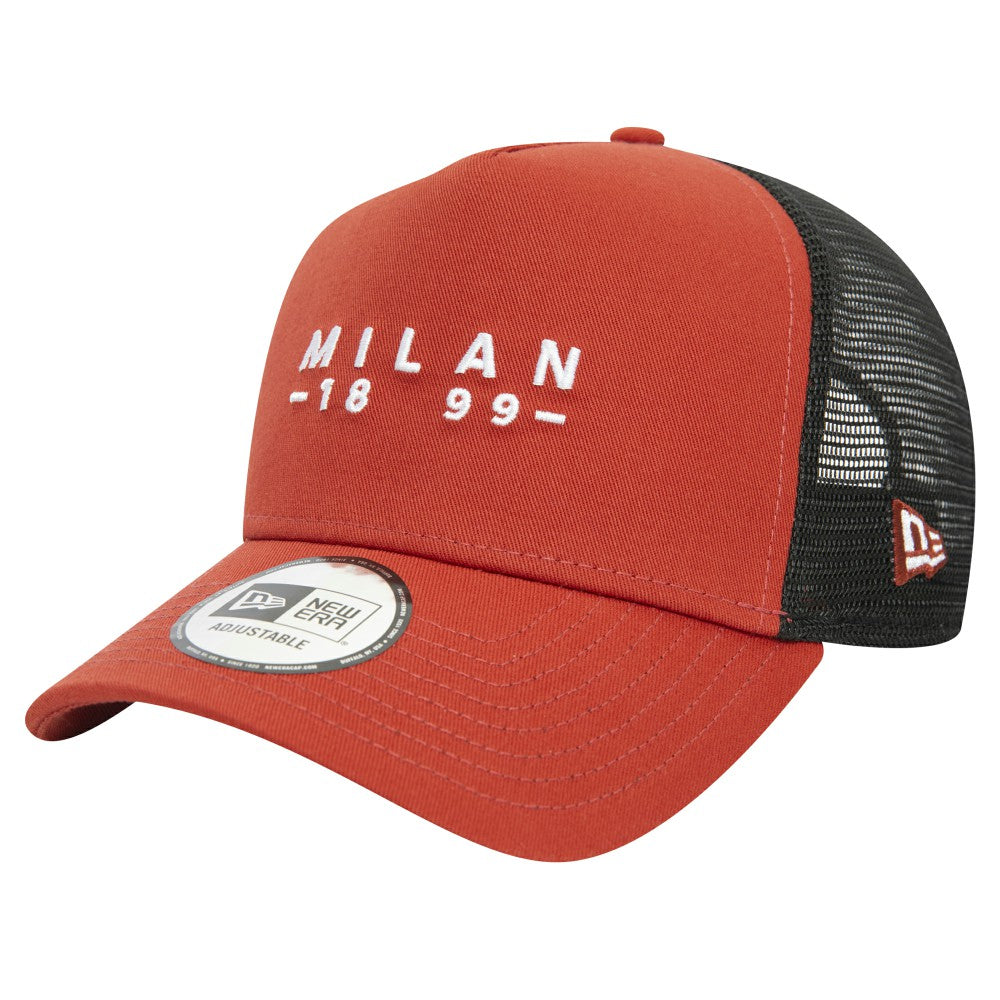 AC Milan New Era 9FORTY A-Frame Trucker Adjustable Hat