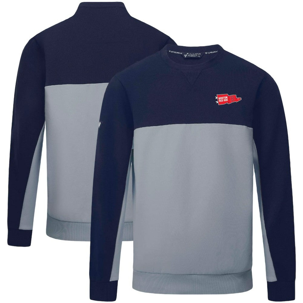 Navy Boston Red Sox Levelwear Legacy Rafters Pullover Sweatshirt