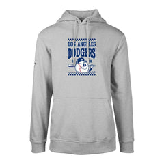 Gray Los Angeles Dodgers Levelwear Podium Inaugural Pullover Hoodie
