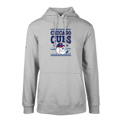 Gray Chicago Cubs Levelwear Podium Inaugural Pullover Hoodie