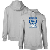 Gray Kansas City Royals Levelwear Podium Inaugural Pullover Hoodie