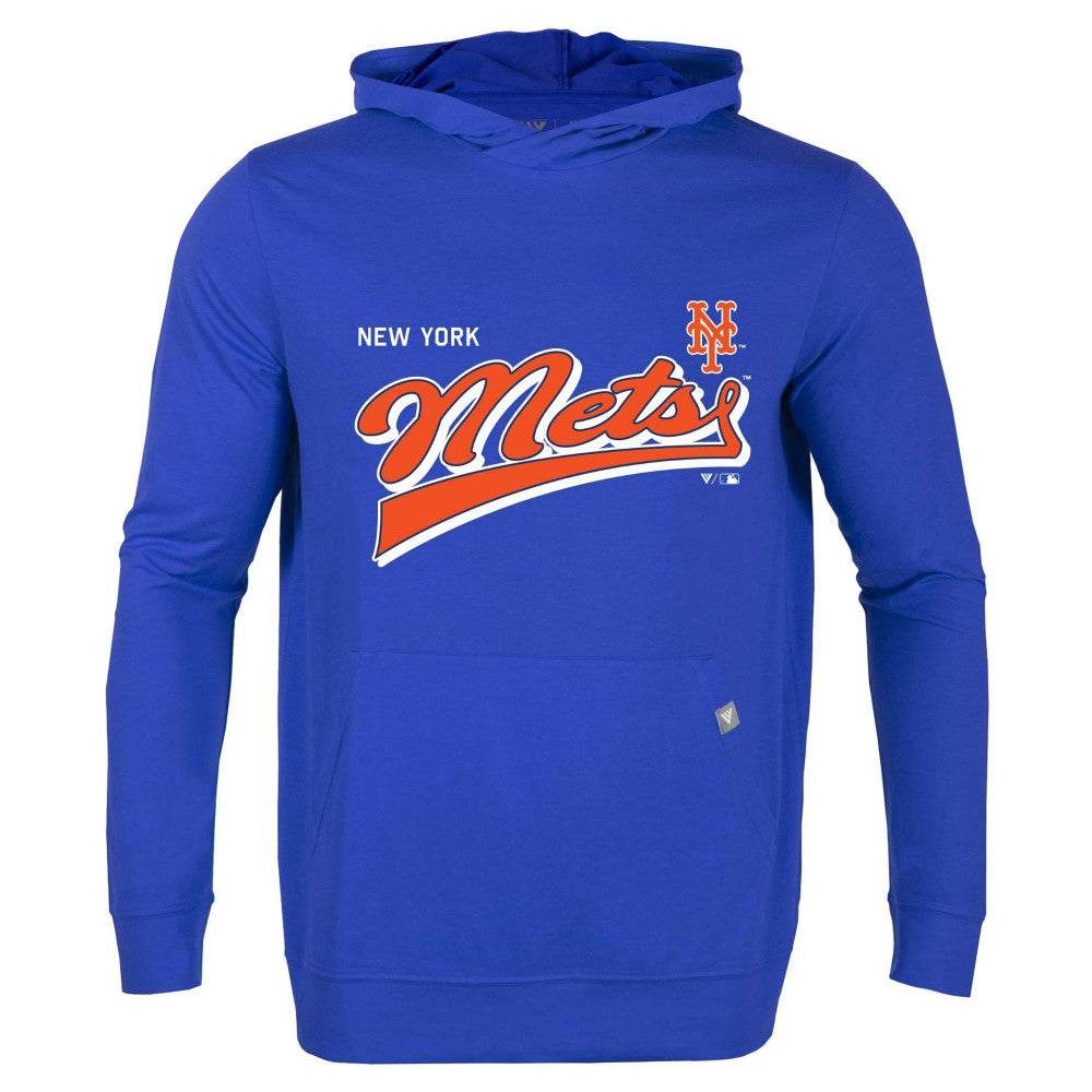 Royal New York Mets Levelwear Relay 2.0 Retro Pullover Hoodie