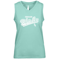 Mint Chicago White Sox Levelwear Women's Paisley Sweep V-Neck Tank Top